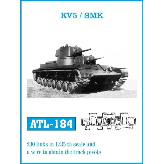 Tracks for KV 5 / SMK25.25, 1/35 - Friulmodel ATL-184