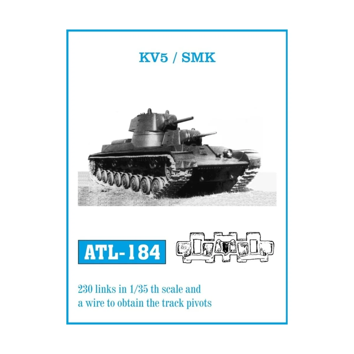 Tracks for KV 5 / SMK25.25 - Friulmodel ATL-184