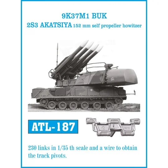 Tracks for 9K37M1 BUK 2S3 AKATSIYA 152 mm self propeller howitzer -...