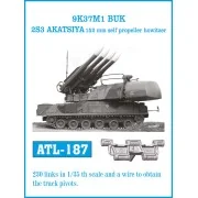 Tracks for 9K37M1 BUK 2S3 AKATSIYA 152 mm self propeller howitzer -...