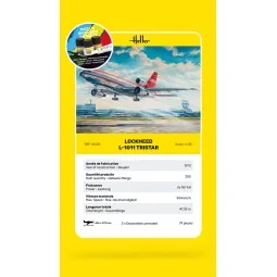 STARTER KIT Lockheed L-1011 Tristar, 1/125 - Heller 56451