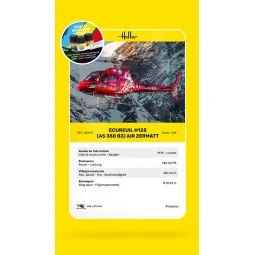 STARTER KIT Ecureuil H125 (AS 350 B3) Air Zermatt, 1/48 - Heller 56490