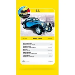 STARTER KIT Bugatti T 50, 1/24 - Heller 56706