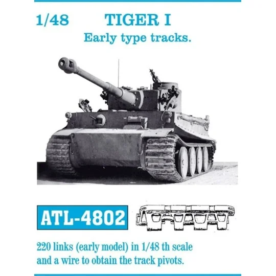 Tracks for Tiger I early Type, 1/48 - Friulmodel ATL-4802 Tracks for Tiger I early Type, 1/48 - Friulmodel ATL-4802