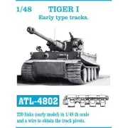 Tracks for Tiger I early Type, 1/48 - Friulmodel ATL-4802 Tracks for Tiger I early Type, 1/48 - Friulmodel ATL-4802