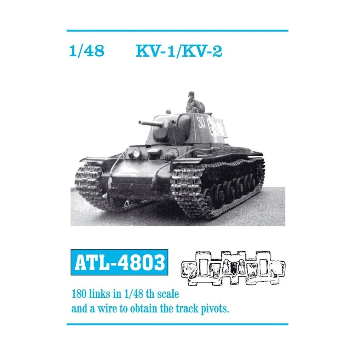 Tracks for KV-1 / KV-2 - Friulmodel ATL-4803