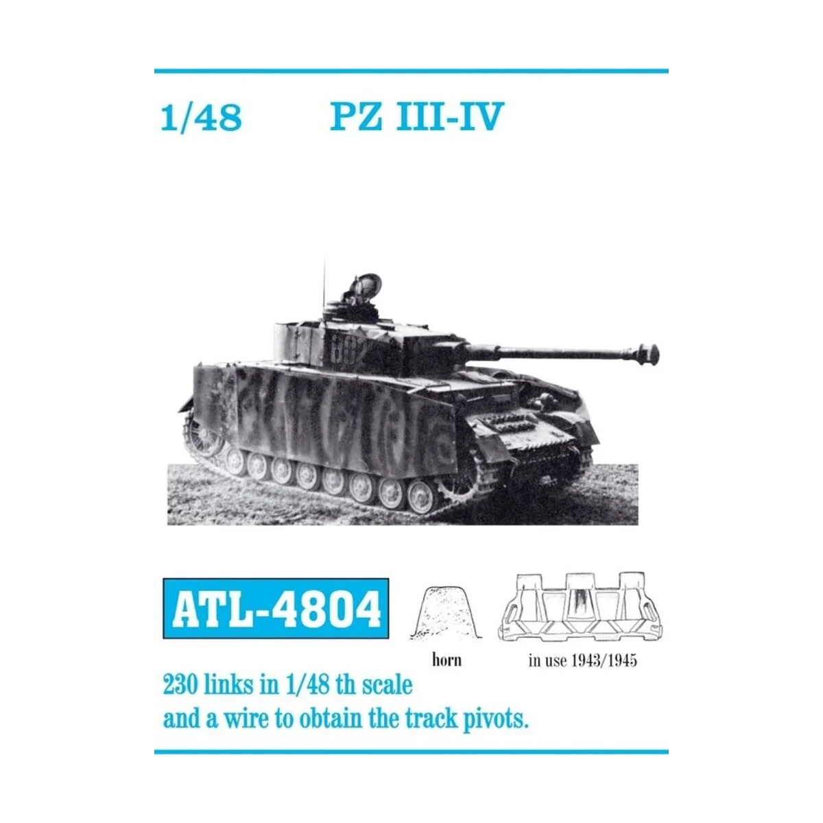Tracks for PZ III - IV 1943/1945 - Friulmodel ATL-4804