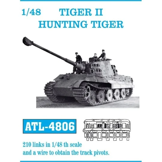 Tracks for Tiger II Hunting, 1/48 - Friulmodel ATL-4806 Tracks for Tiger II Hunting, 1/48 - Friulmodel ATL-4806