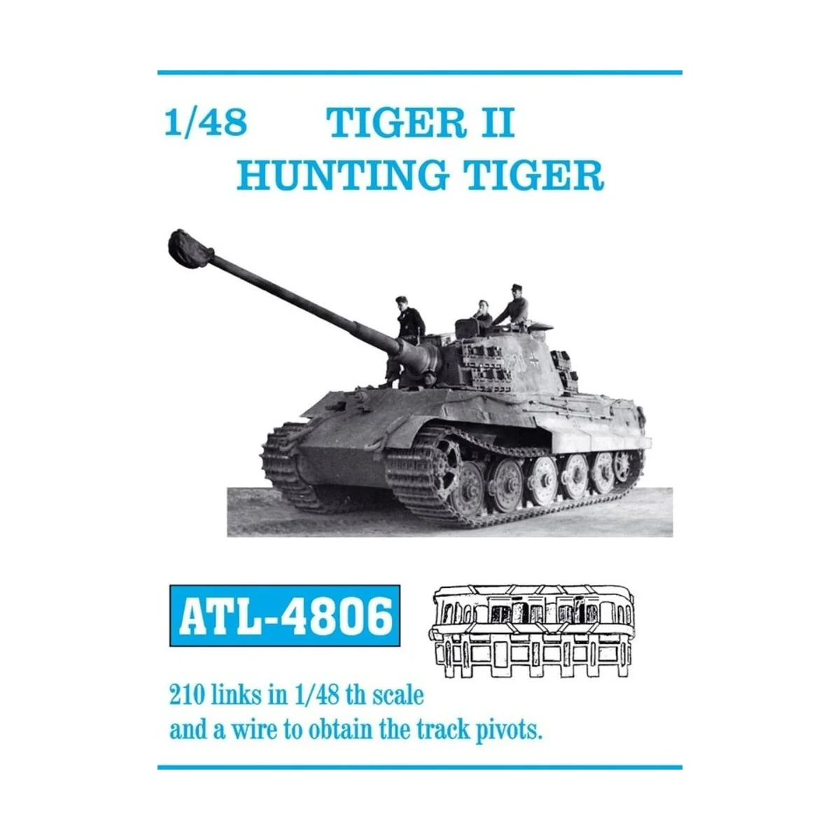 Tracks for Tiger II Hunting - Friulmodel ATL-4806