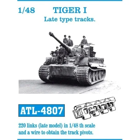 Tracks for Tiger I Late type, 1/48 - Friulmodel ATL-4807