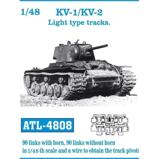 Tracks for KV-1 / KV-2 Light type - Friulmodel ATL-4808