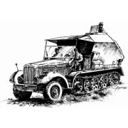 Sd.Kfz 7/3 Feuerleitpanzer - Planet Models 129-MV015 Sd.Kfz 7/3 Feuerleitpanzer - Planet Models 129-MV015