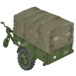 WWII US Cargo Trailer Ben Hur - Planet Models 129-MV088