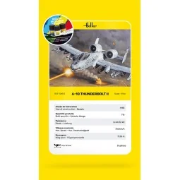 STARTER KIT A-10 Thunderbolt II, 1/144 - Heller 56912