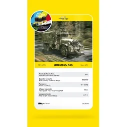 STARTER KIT GMC CCKW 353, 1/72 - Heller 56996