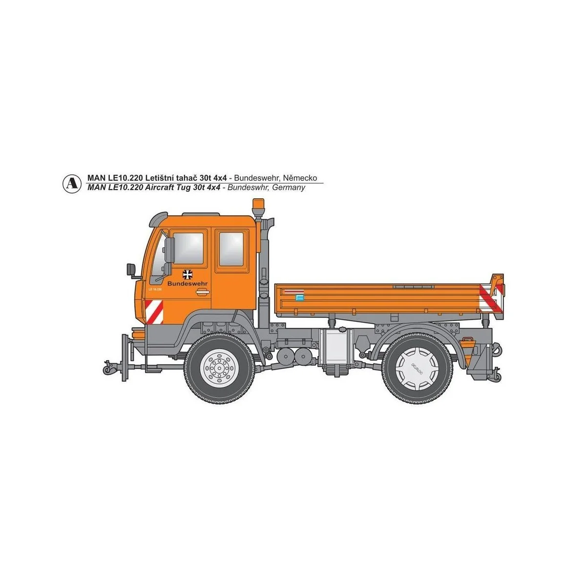 MAN LE 10.220 Bundeswehr Military Aircra, 1/72 - Planet Models 129-...