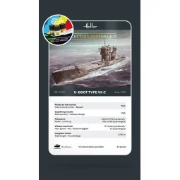 STARTER KIT U-Boot Type VII C, 1/400 - Heller 57002