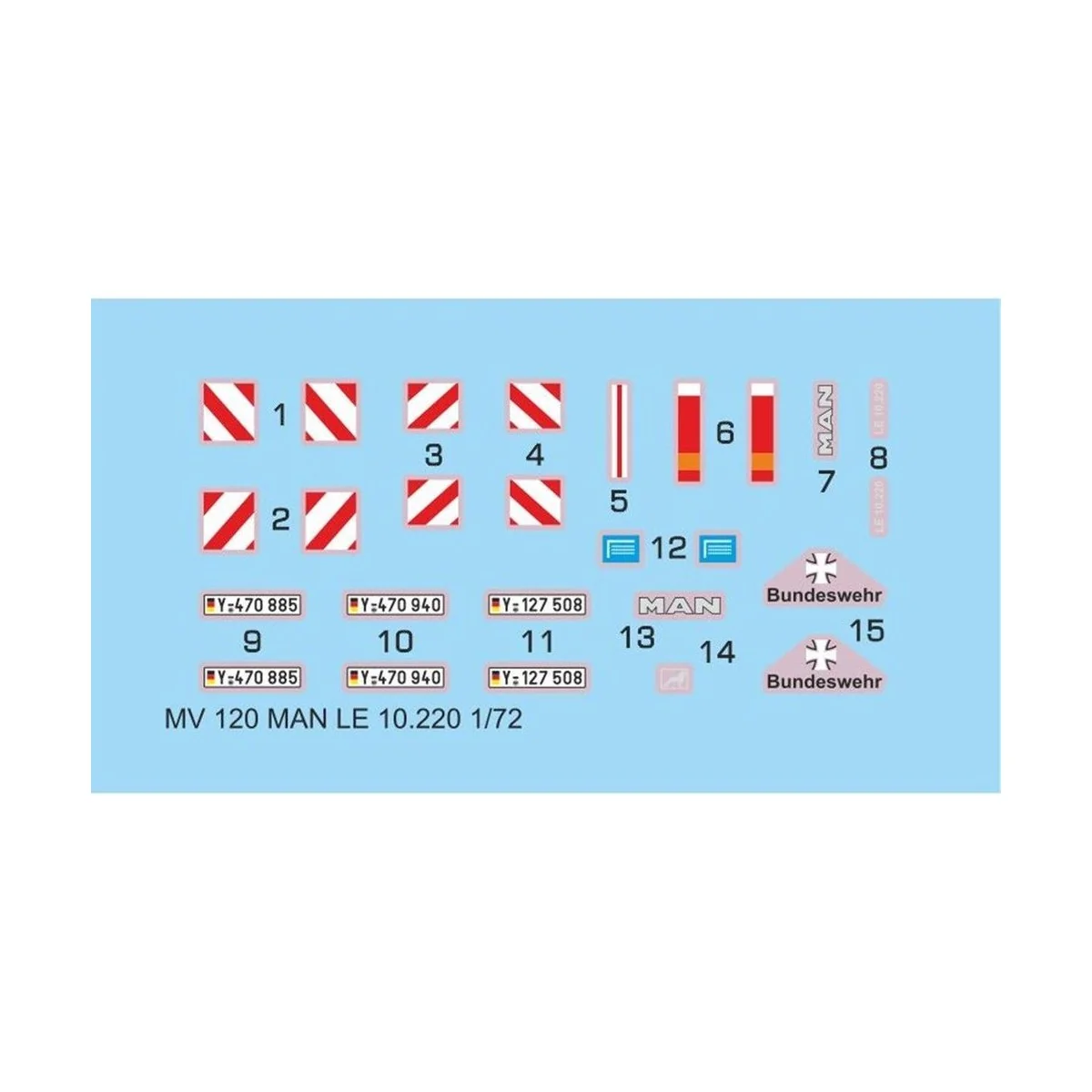 MAN LE 10.220 Bundeswehr Military Aircra - Planet Models 129-MV120