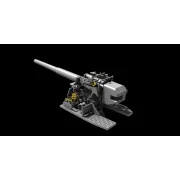 15 cm TbtsK C/36 WWII German Atlantic Wall Gun - Planet Models 129-...