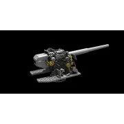 15 cm TbtsK C/36 WWII German Atlantic Wall Gun - Planet Models 129-...