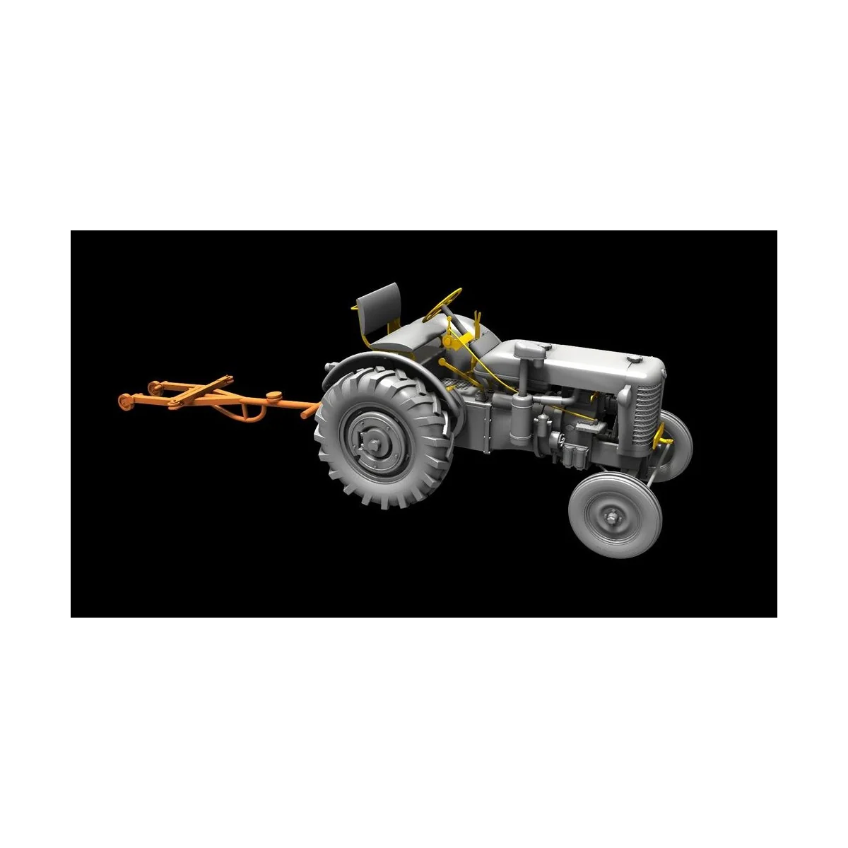 Zetor 25 Military w/Towbar for MiG 15/17s, 1/72 - Planet Models 129...