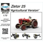 Zetor 25 Agricultural Version, 1/72 - Planet Models 129-MV129