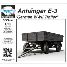 Anhänger E-3 ‘German WWII Trailer’, 1/72 - Planet Models 129-MV136