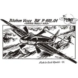 Blohm Voss BV P 192.01, WW II Projekte. - Planet Models 129-PLT001