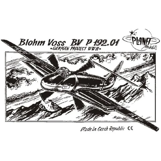 Blohm Voss BV P 192.01, WW II Projekte. - Planet Models 129-PLT001