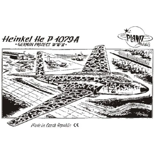 Heikel He P 1079 A WWII Projekte - Planet Models 129-PLT002
