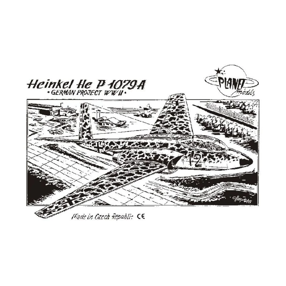 Heikel He P 1079 A WWII Projekte - Planet Models 129-PLT002 Heikel He P 1079 A WWII Projekte - Planet Models 129-PLT002