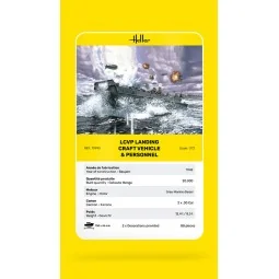 LCVP Landing Craft Vehicle & Personnel, 1/72 - Heller 79995