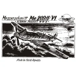 Messerschmitt Me 209 H/V1 WW II Projekte, 1/72 - Planet Models 129-...