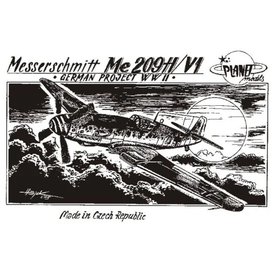 Messerschmitt Me 209 H/V1 WW II Projekte - Planet Models 129-PLT005