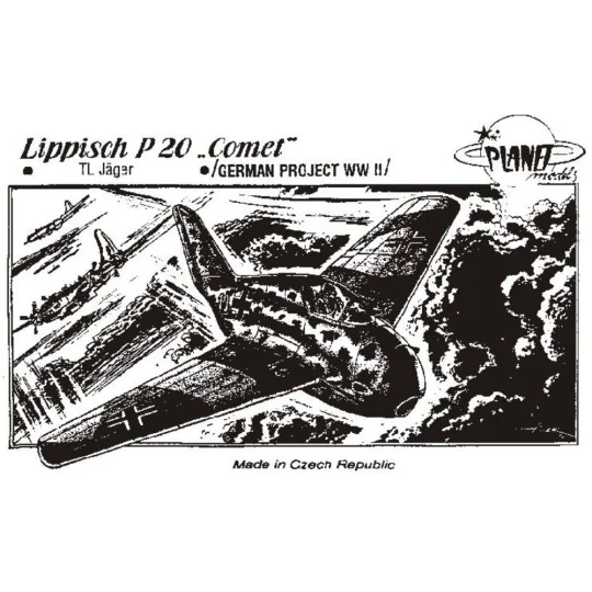 Lippisch P.20 Comet WW II Projekt - Planet Models 129-PLT014