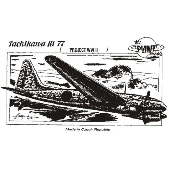 Tachikawa Ki-77 WW II Projekt - Planet Models 129-PLT016 Tachikawa Ki-77 WW II Projekt - Planet Models 129-PLT016