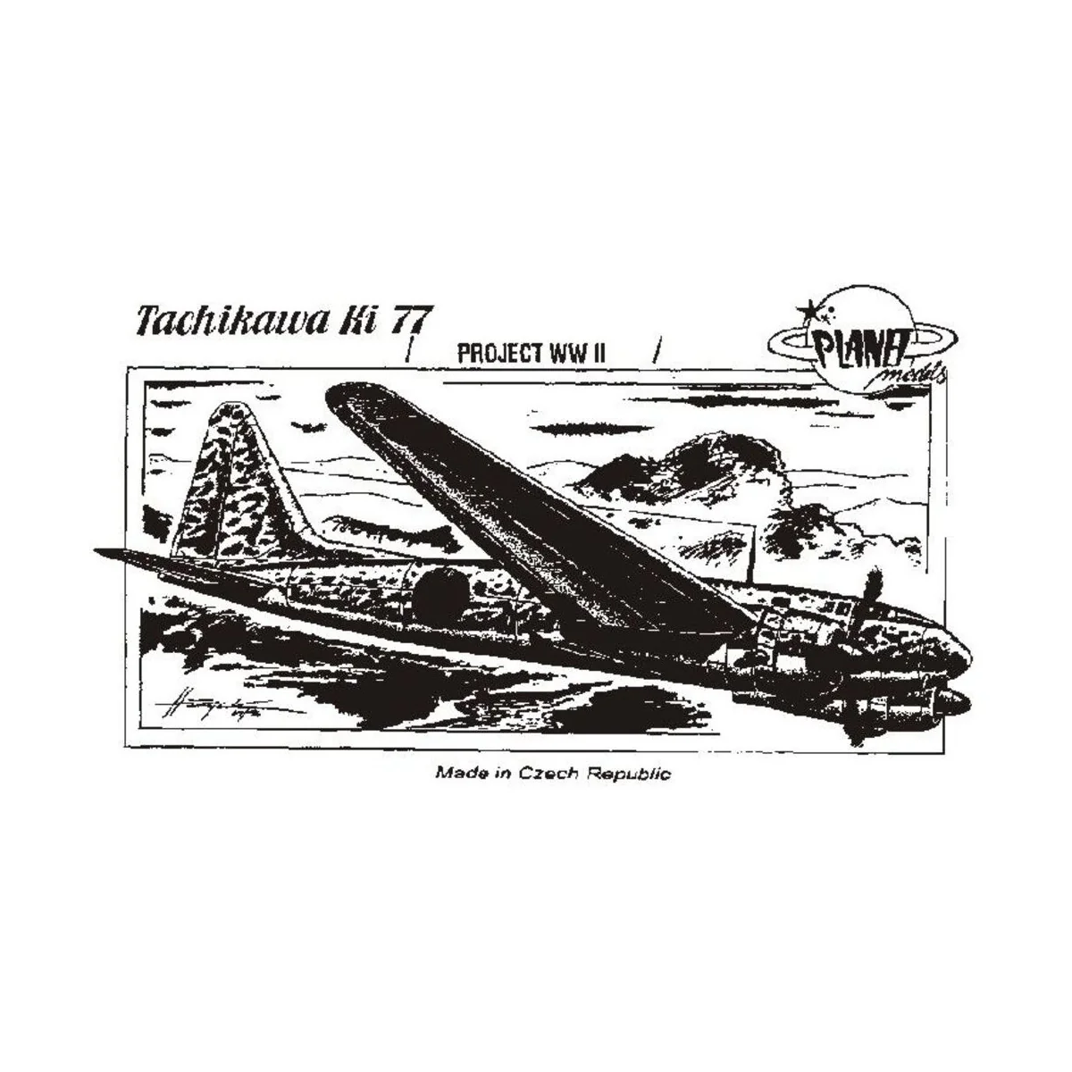 Tachikawa Ki-77 WW II Projekt - Planet Models 129-PLT016