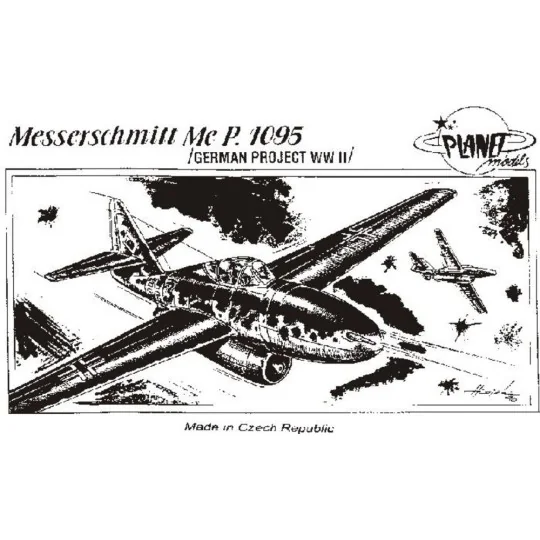 Messerschmitt Me P. 1095, WW II Projekt - Planet Models 129-PLT017