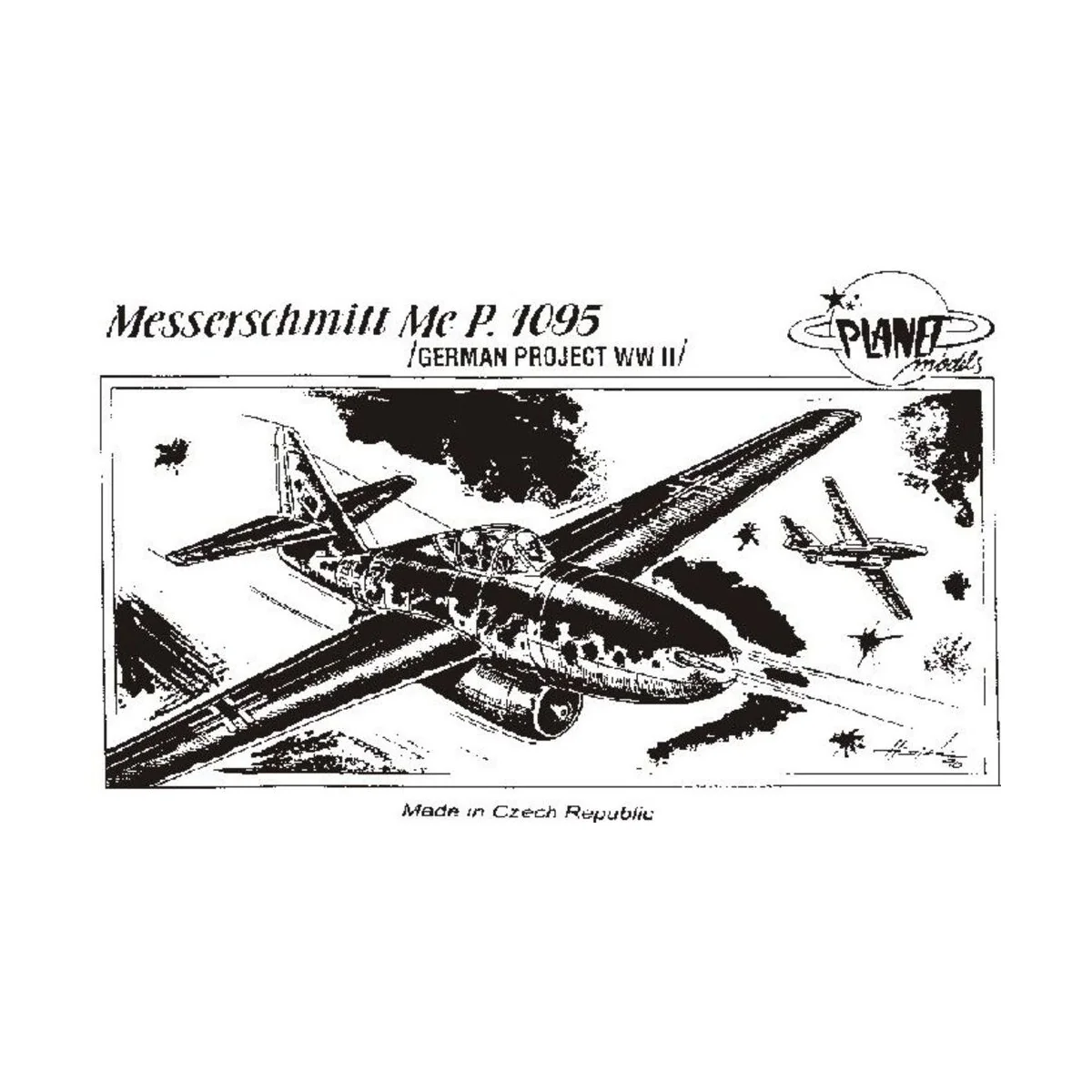 Messerschmitt Me P. 1095, WW II Projekt - Planet Models 129-PLT017