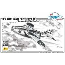 Focke-Wulf TL Jäger mit He S 011 - Planet Models 129-PLT023
