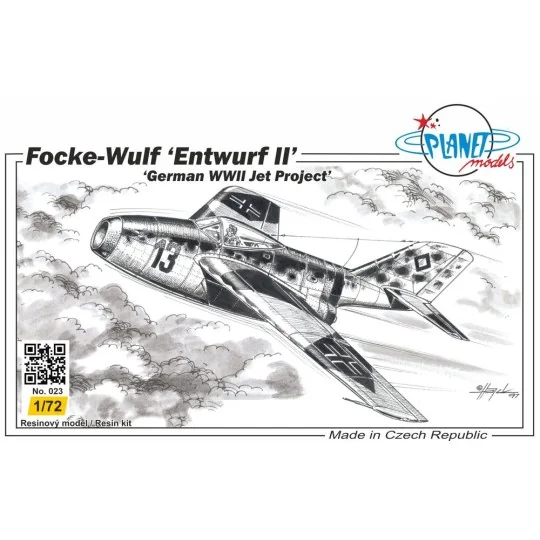 Focke-Wulf TL Jäger mit He S 011 - Planet Models 129-PLT023
