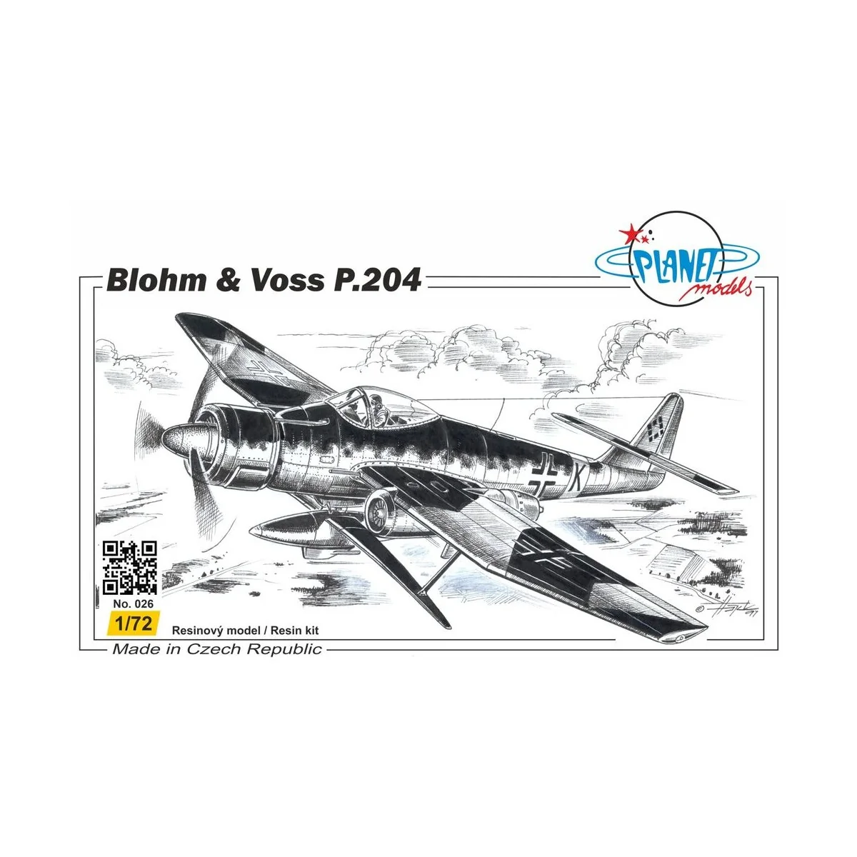 Blohm & Voss BV P.204 - Planet Models 129-PLT026