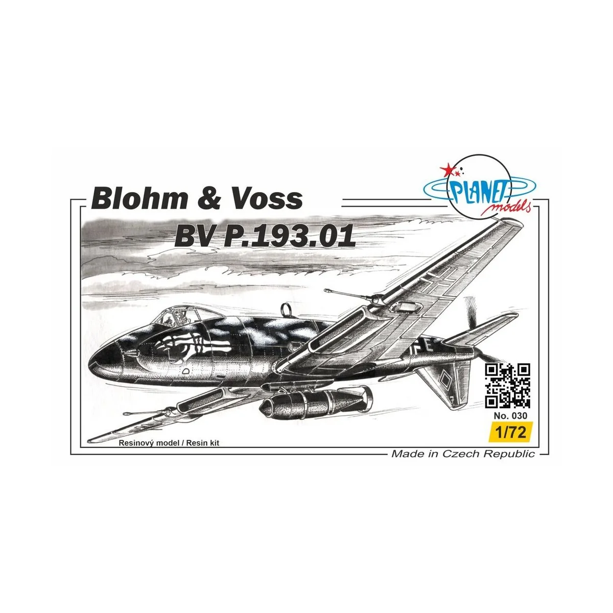 Blohm & Voss BV P.193.01, 1/72 - Planet Models 129-PLT030