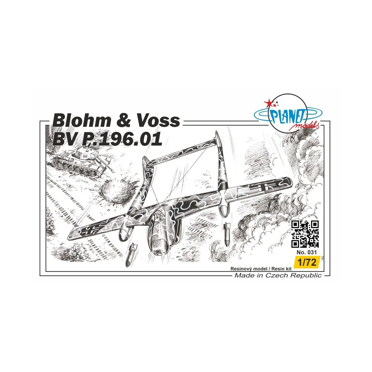 Blohm & Voss BV P.196.01, 1/72 - Planet Models 129-PLT031