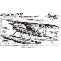 Heinkel He-114 V2 12-Zylinder-Reihentriebwerk - Planet Models 129-P...