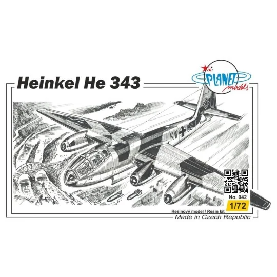 Heinkel He-343 - Planet Models 129-PLT042