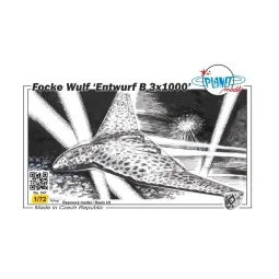 Fw Entwurf B 3x1000 Delta Bomber - Planet Models 129-PLT047