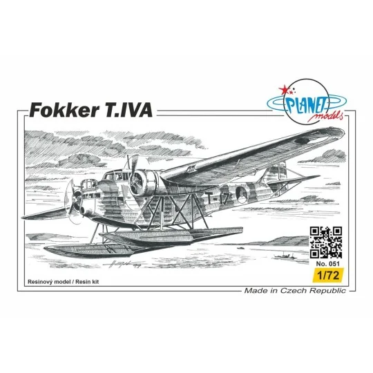 Fokker T Iva Wasserflugzeug - Planet Models 129-PLT051 Fokker T Iva Wasserflugzeug - Planet Models 129-PLT051