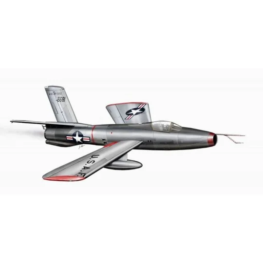 Republic XF-91 Thunderceptor V-tail version - Planet Models 129-PLT129
