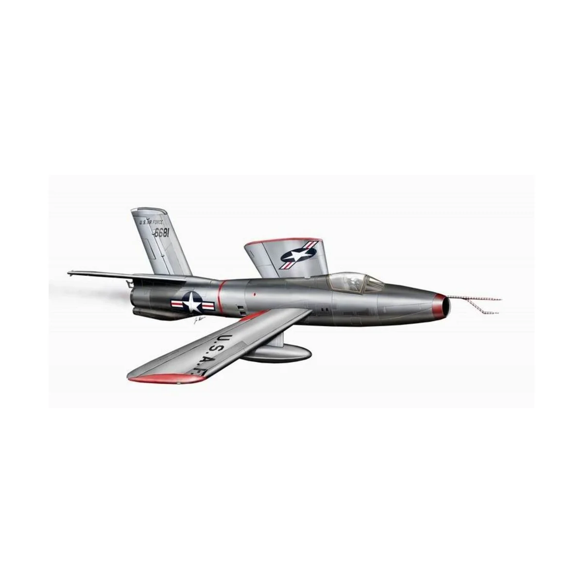 Republic XF-91 Thunderceptor V-tail version - Planet Models 129-PLT129